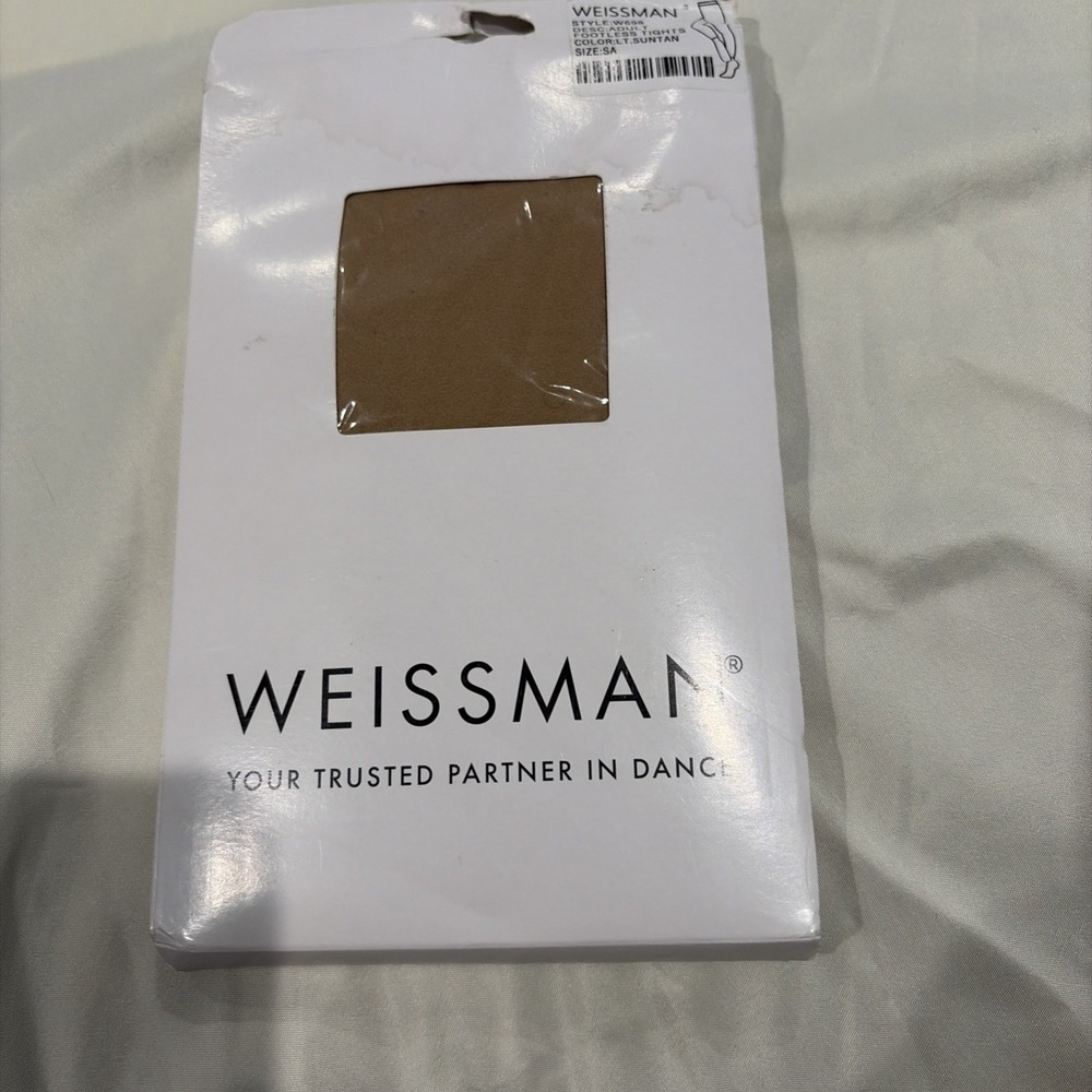 Weissman W698 Adult Footless Tights Suntan Size SA